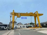 上海宝山区出售二手双粱龙门吊32/5吨葫芦 跨度22米