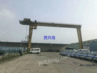 上海宝山区出售二手L型龙门吊20T跨度35米单悬8米