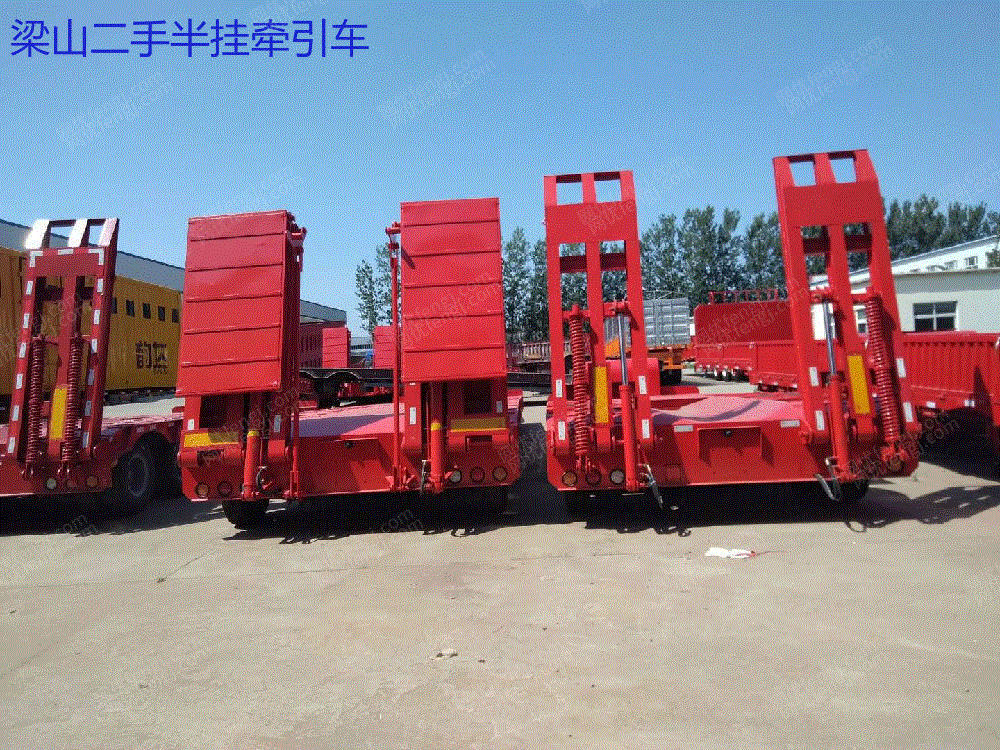 市场现货二手挖掘机托板半挂车 包过户