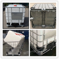 供应耐酸碱1000L塑料吨桶- 全新带铁架IBC集装桶- 1吨运输罐