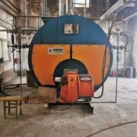 安徽亳州出售河南银晨2吨的天然气锅炉和意大利进口燃烧机