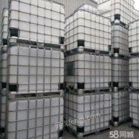 福建厦门出售二手吨桶1000l塑料ibc集装桶一吨方形铁架化工桶