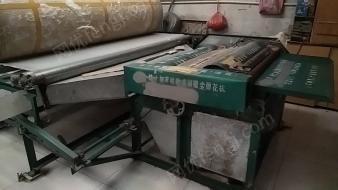 天津武清区用不着出售1套闲置大型弹花机电脑绗缝机  用了二年.