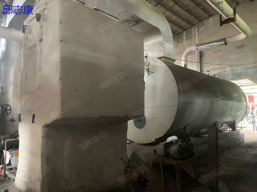 现货库存江苏苏州在位一台二手600万大卡燃气导热油锅炉