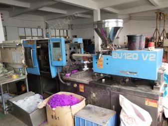 湖南永州个人工厂注塑机设备急转注塑机6台，破碎机2台，拌料机2台，吸料机2台，龙门架一台，模具
