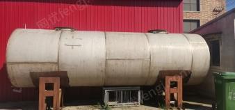 天津北辰区二手闲置10吨不锈钢水罐一个出售 因为搬家原因
