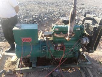 新疆阿克苏工地顶账回来的30千瓦的新发电机出售
