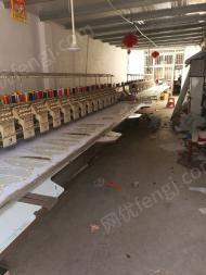 天津河北区出售电脑绣花机6台 机器还在用，只是不想干了。