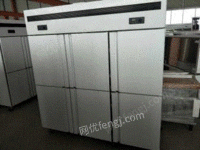 陕西西安商用厨房设备四门六门冷柜平冷柜卧式冰箱批发零售