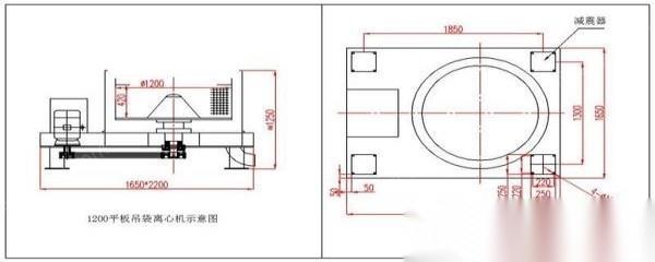 江苏苏州转让二手1200平板吊袋离心机