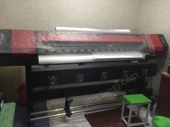 山西阳泉出售1台闲置上海99新喷绘机　1．6米　纸张设置124　买了一年，没怎么使用．喷头没堵．