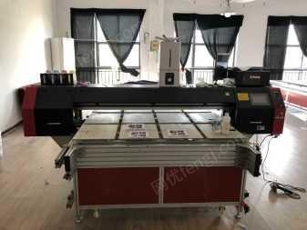浙江湖州出售数码直喷印花厂设备整体转让 3台直喷印花机 烘箱架子一应俱全 用了一年多,看货议价,设备打包卖.