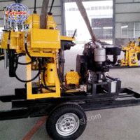 供应轮式液压打井机XYX-200型拖挂式地质勘察钻机