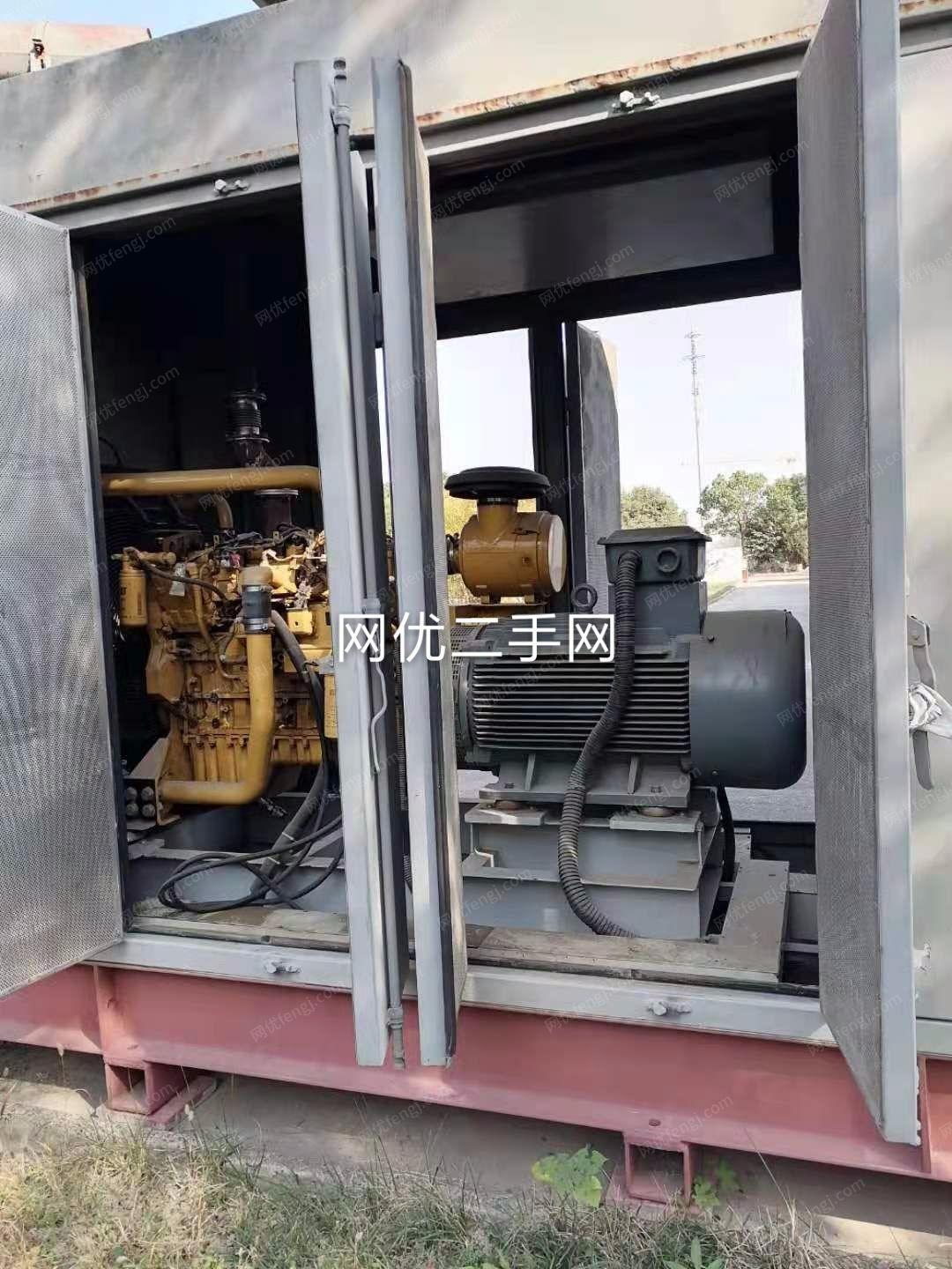 江苏扬州公司现有一批9成新康明斯和卡特柴油发电机组急售（清单如下）