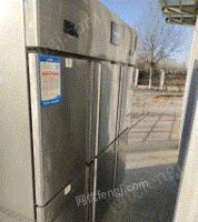 内蒙古鄂尔多斯低价出售闲置95新六门全冷冻冰柜8个,大三门风冷展示柜2个