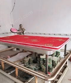 湖南邵阳二手制作床垫的全套设备闲置出售