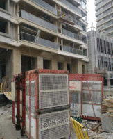 四川泸州低价出售17年广西建机变频施工电梯90米