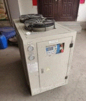 河北沧州出售5匹工业冷水机，100公斤烘干料斗上料机