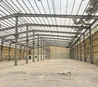 山东济宁拆除出售二手钢结构车间大型行车房钢结构厂房