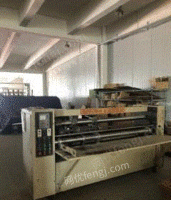 江苏苏州纸箱2色印刷开槽一体机（含自动收料）出售