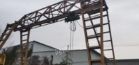 河南洛阳出售5吨龙门吊，下料用了3吨多铁