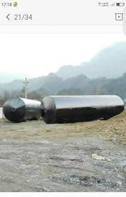 湖北宜昌70立方钢板汽油罐一个低价处理，长10米，高三米，罐容积70立方