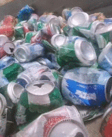 回收易拉罐，各种废品