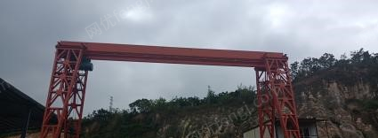 广东惠州出售闲置二手10吨龙门吊，跨度十二米,高度九米,手续齐全,龙门架，带八十米轨道,4月份入手  看货议价  自拆自提