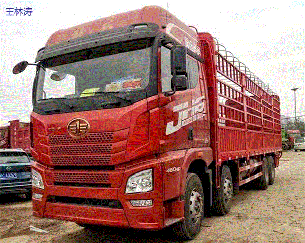 市场现货460马力前四后八9米6高栏货车解放JH6免费过户