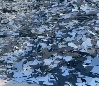 江苏无锡供应灰底镜片碎玻璃500吨