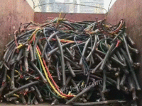 大量回收废电缆