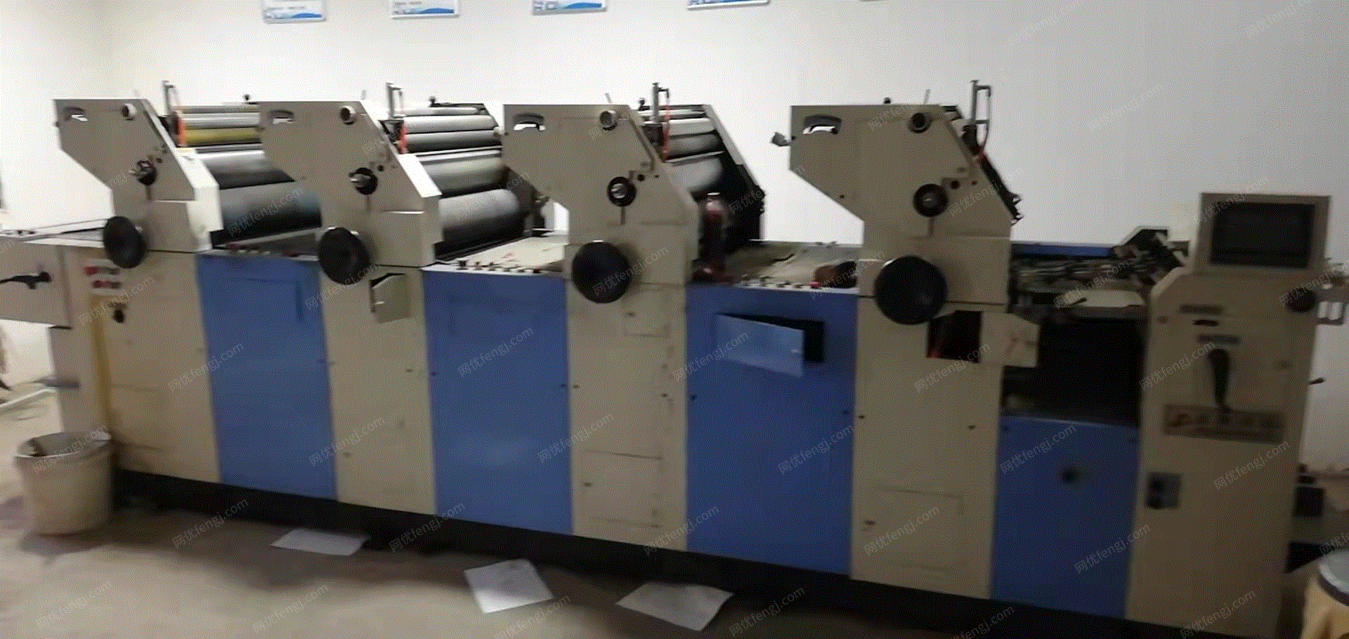 印刷厂出售山东4色印刷机1台,包装机,切纸机各1台,其它不愿说,要的加本机微信报价,有图片