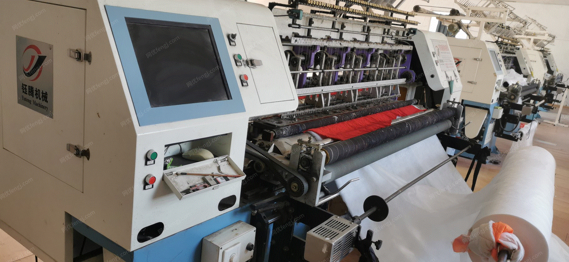 转行，出售4台钰腾电脑高速绗缝机一台卷布机2台底线机。