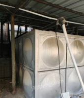安徽淮南出售浴池用，全套空气能，热水罐两个，生物质颗粒锅炉。