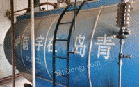 山东泰安出售闲置一台2吨燃气蒸汽锅炉（带天然气燃烧机（进口）