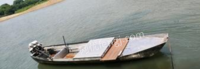 江西吉安闲置304不锈钢渔船、冲锋舟一艏出售 ，5.7米长，带真空仓