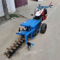 自走式链条挖沟机  手扶链条开沟机  双链条开沟机出售
