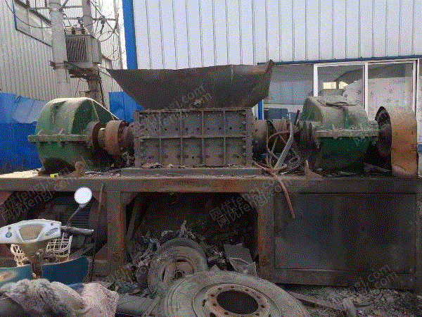 安徽准北二手1000型钢筋撕碎机配55kw电机7万出售