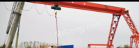 黑龙江大庆出售闲置5吨龙门吊一台，含轨道140米