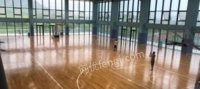 北京丰台区低价出售二手体育地板三千平米枫木柞木
