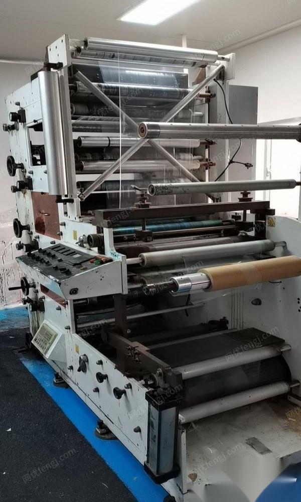 安徽池州更换设备转让1台15年振邦680柔版四色印刷机   看货议价.