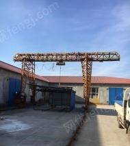 黑龙江哈尔滨出售二手闲置5吨航吊,5吨花架龙门吊各一台