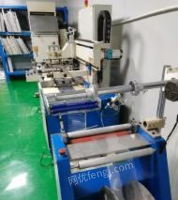 广东东莞因工厂订单不多，出售一台闲置自用领创4060全自动丝印机