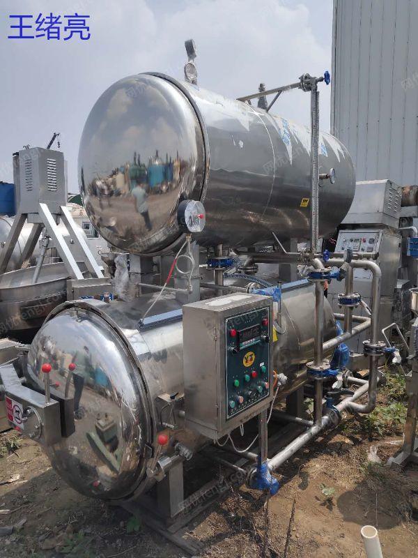 市场库存二手1.32立方高温杀菌锅