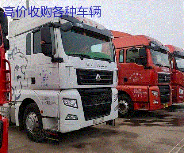 市场现货19年汕德卡双驱480马力二手牵引车 分期付款 包过户