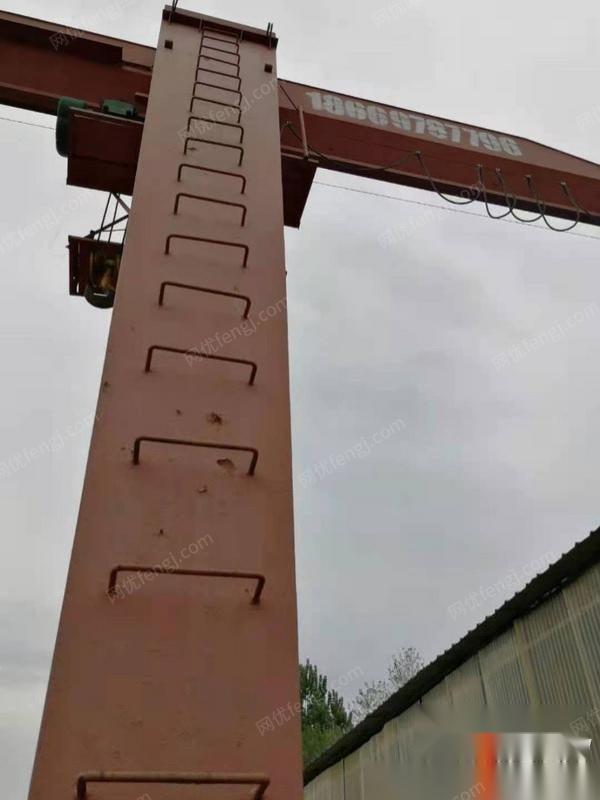山东青岛转让1台闲置15吨龙门吊，内垮20米外跨30米高9米左右