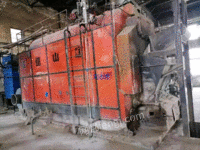 Sale of 4 tons of coal-fired steam boiler,normal use,complete accessories