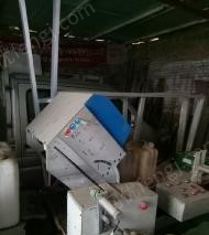 青海海东市铝塑设备四件全套八成新出售