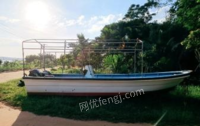 海南海口出售1条8米长二手钓鱼船 