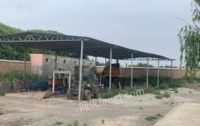 新疆喀什出售一套制砖生产线  带叉车和搅拌机.